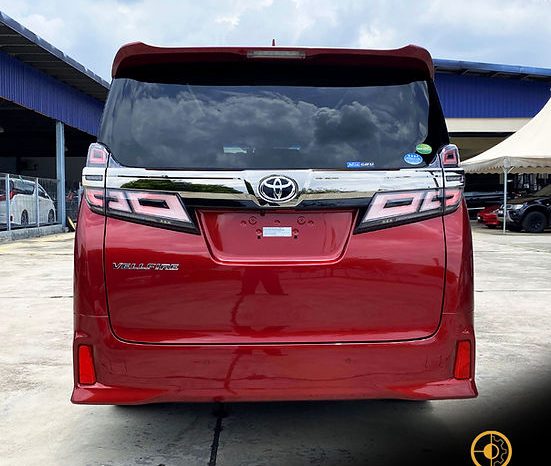 2019 TOYOTA VELLFIRE ZA full